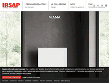 Tablet Screenshot of irsap.it